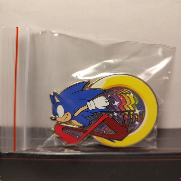 Sonic The Hedgehog Figure 8 Character Ring Blind Bag Series Enamel Pin Badge - Picture 1 of 3